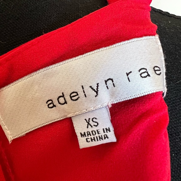 Adelyn Rae fit and flare dress  Red XS - Picture 3 of 4